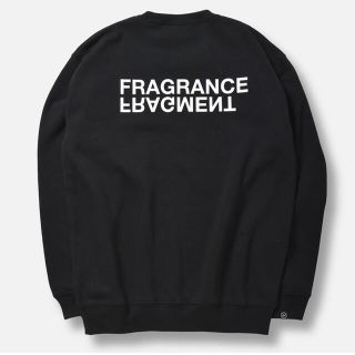 フラグメント(FRAGMENT)のretaw FRAGMENT FRAGRANCE クルーネックスウェット 黒 L(スウェット)