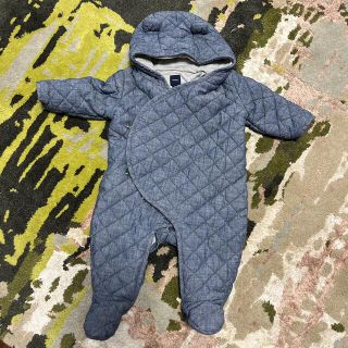 ベビーギャップ(babyGAP)のbaby gap キルトカバーオール　6〜12m(カバーオール)