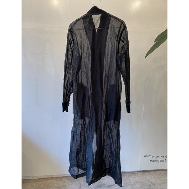 BLACK COMME des GARCONS - BLACK COMME des GARCONS シースルーロング