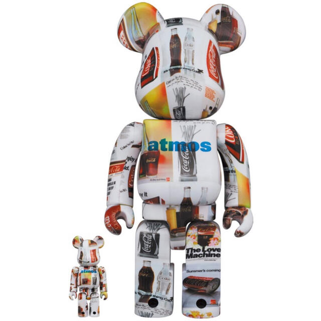 BE@RBRICK atmos Coca-Cola 100％ & 400％