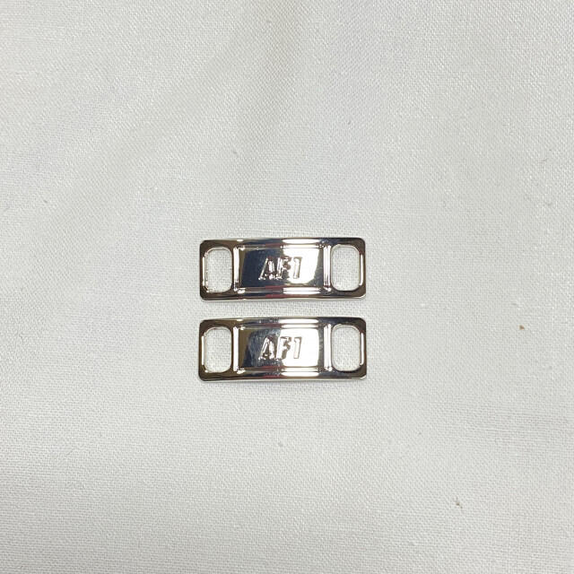 古典 2個セット スニーカー アクセサリー デュブレ シルバー銀 デュプレ AF1 スニーカーアクセサリー デュブレ 銀 艶消しシルバー 2個セット AF1