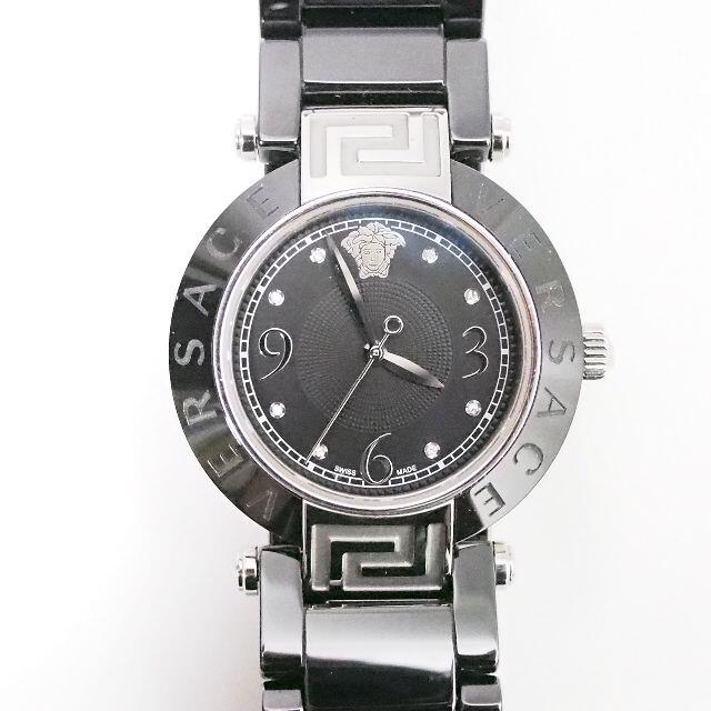 VERSACE(ヴェルサーチ)のVersace　メデューサレーブダイアモンド　ブラック メンズの時計(腕時計(アナログ))の商品写真