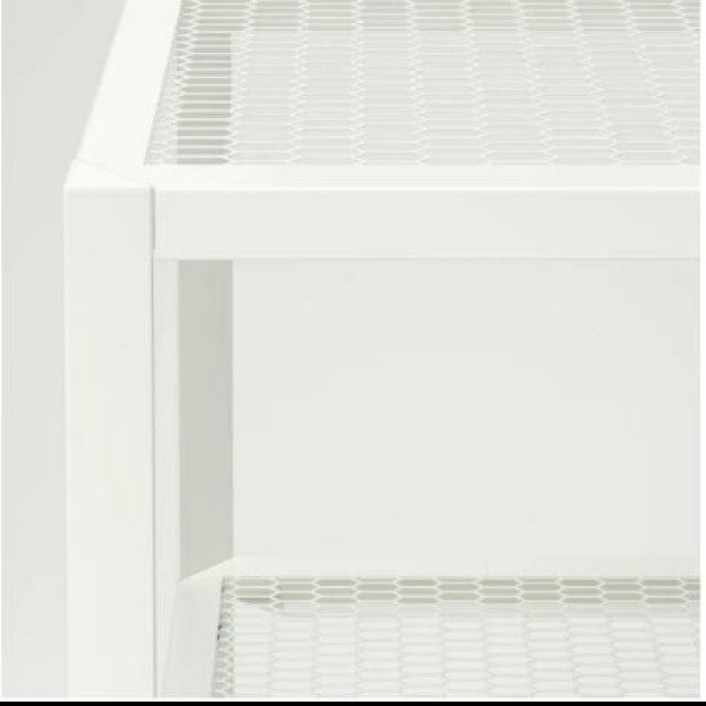 IKEA(イケア)の【新商品】イケア　ＩＫＥＡ　テレビ台,　メタル/ホワイト　　★新品・送料込み インテリア/住まい/日用品の収納家具(リビング収納)の商品写真