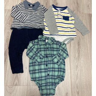 ベビーギャップ(babyGAP)のベビーギャップ  70〜80 ３点セット(ロンパース)