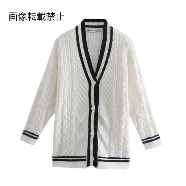ZARA - 🎃10月新作👻6467◇ケーブル編み ライン ニット