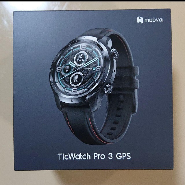 腕時計(デジタル)最新スマートウォッチ　Ticwatch 最上位モデル　pro3　オマケ付き