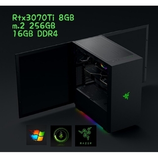 自作PC㉚Ⅱ　Rtx3070Ti クリエイティブ　ゲーミングPC　レンダリング(デスクトップ型PC)