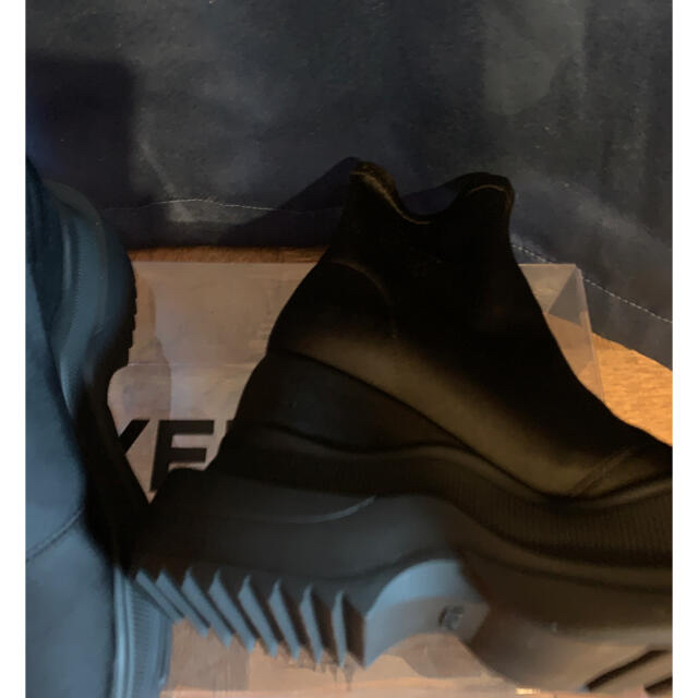 Yellow boots(イエローブーツ)のyello ダブルソールスニーカーブーツTOKYO BLACK サイズL レディースの靴/シューズ(ブーツ)の商品写真
