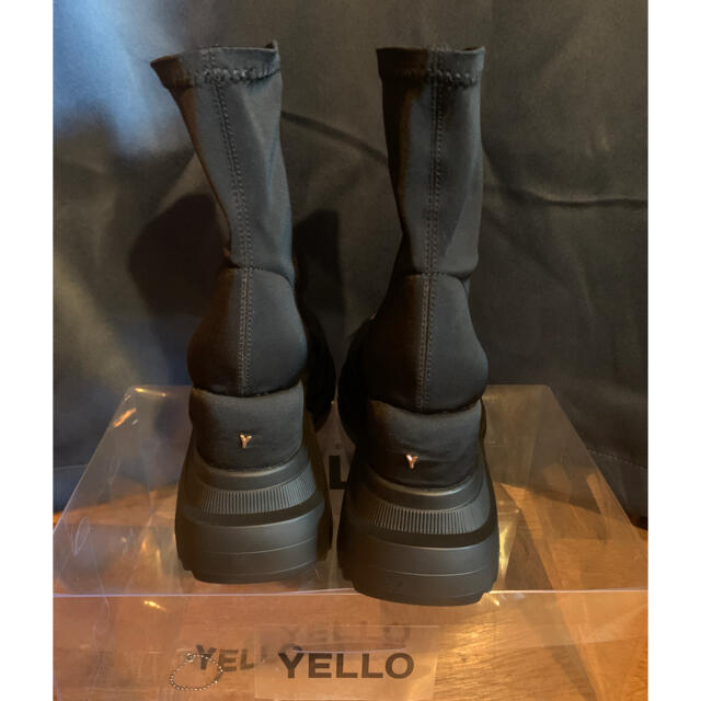 Yellow boots(イエローブーツ)のyello ダブルソールスニーカーブーツTOKYO BLACK サイズL レディースの靴/シューズ(ブーツ)の商品写真