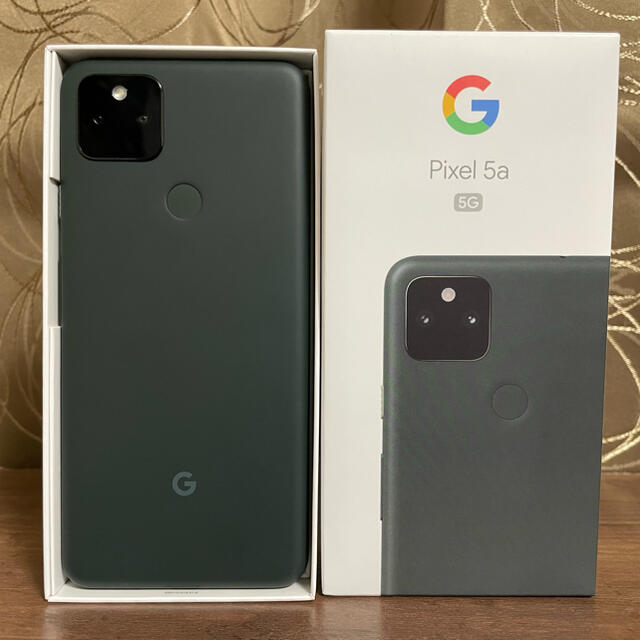 【使用少・純正ケース付属！】Pixel5a (5G)　付属多数