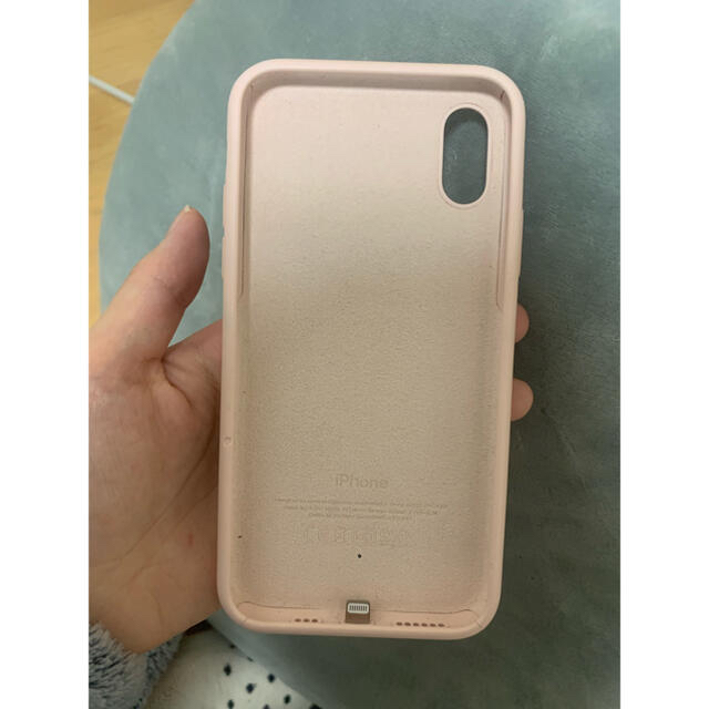 iPhone 純正 スマートバッテリーケース ピンクサンド ピンク xs x