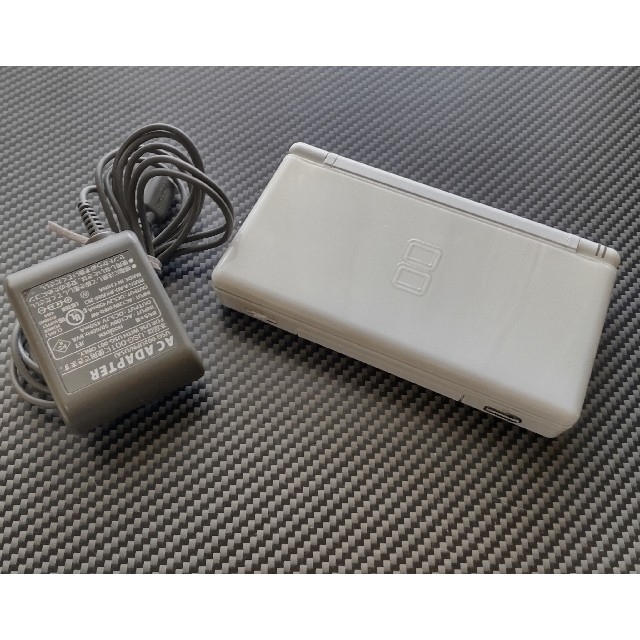 ニンテンドーDS - DS lite クリスタル ホワイト 充電器 セットの通販 