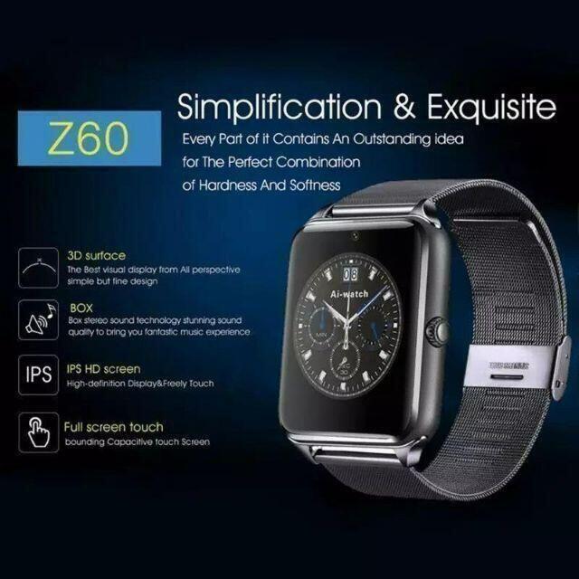 Z60 スマートウォッチ　ピンクゴールド　多機能　スポーツ　オシャレ メンズの時計(腕時計(デジタル))の商品写真