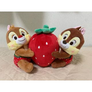 チップアンドデール(チップ&デール)のチップ デール いちご Disney ぬいぐるみ (キャラクターグッズ)