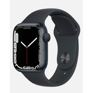 アップルウォッチ(Apple Watch)のApple Watch Series 7 GPSモデル 45mm ミッドナイト(腕時計(デジタル))