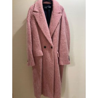 ZARA - ZARA Limited edition コート 完売 モヘア ピンク(S)の通販