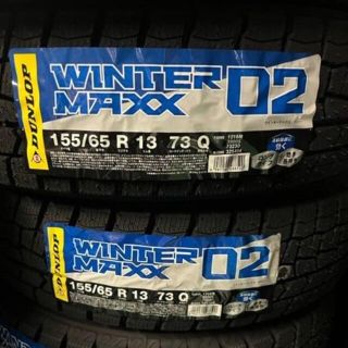 ダンロップ(DUNLOP)の155/65R13ダンロップWINTER MAXX02新品2021年製4本送料込(タイヤ)