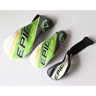 キャロウェイゴルフ(Callaway Golf)の新品【 キャロウェイ】 純正品 EPIC FLASH 3個セット ヘッドカバー(その他)