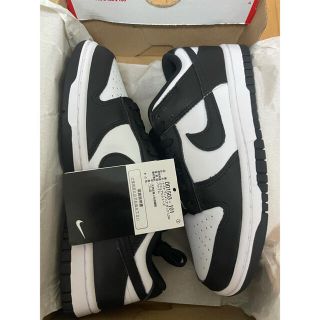 ナイキ(NIKE)のNIKE WMNS DUNK LOW  WHITE BLACK パンダ　23cm(スニーカー)