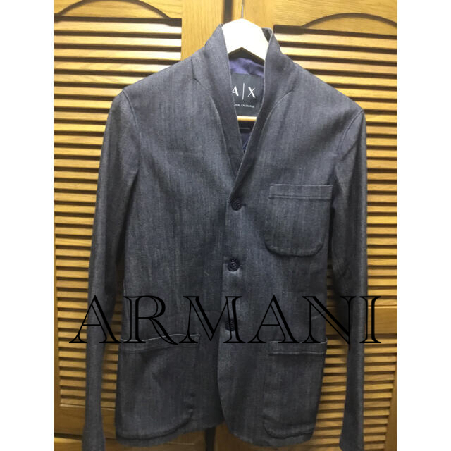 超人気＆超美品『ARMANI E/X』デニム地ジャケット