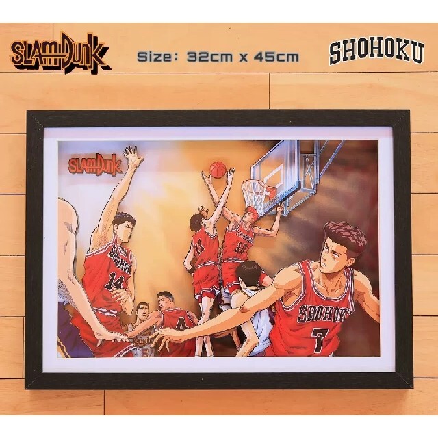 🏀スラムダンク SLAM DUNK◎集合ver 立体 3D 絵画11の通販 by 🏀スラムダンク SLAM DUNK◎集合ver 立体 3D 絵画11の通販 by