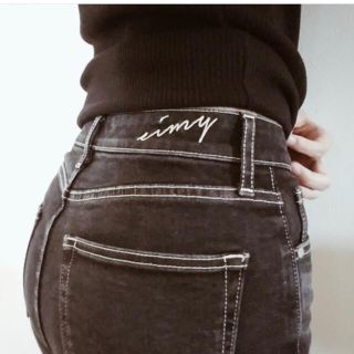 エイミーイストワール(eimy istoire)のeimy istoire black denim スキニー(デニム/ジーンズ)