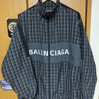 balenciaga チェックトラックジャケット