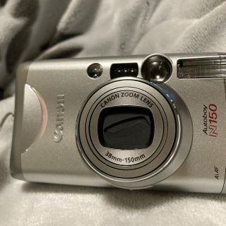 キヤノン(Canon)のキャノンフィルムカメラ　Canon autoboy N150ケース付き(フィルムカメラ)