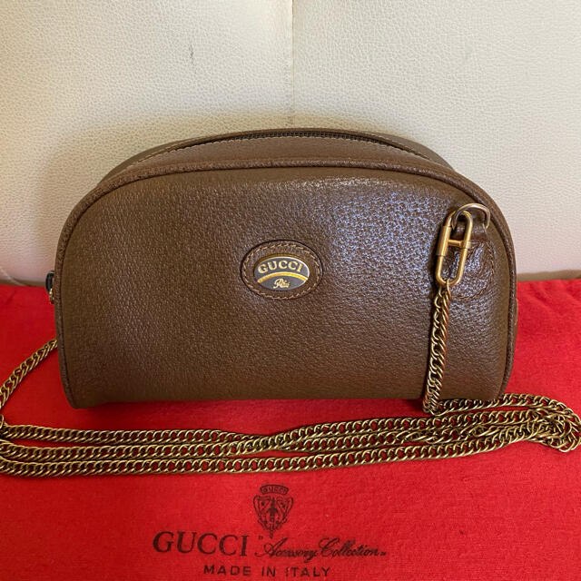 クリーニング 未使用 GUCCI オールド グッチ 2way ショルダー バッグ