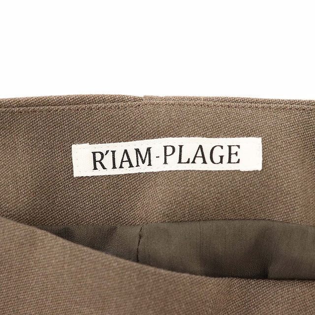 Plage(プラージュ)のプラージュ 19AW バックシャン ストレッチタイトスカート ウール混 S 茶色 レディースのスカート(ロングスカート)の商品写真