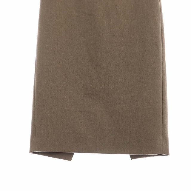 Plage(プラージュ)のプラージュ 19AW バックシャン ストレッチタイトスカート ウール混 S 茶色 レディースのスカート(ロングスカート)の商品写真