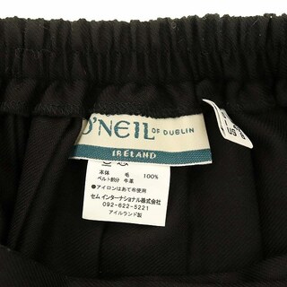 エムズグレイシー キルティングスカート フレアスカート カメリア装飾 M 黒