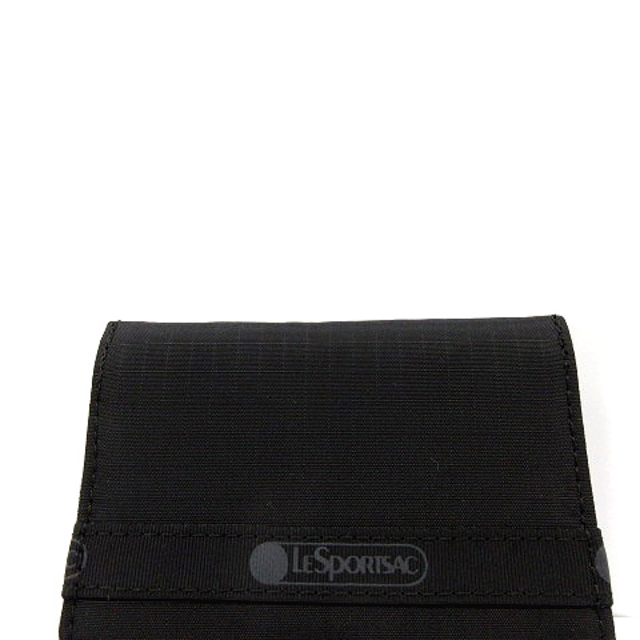 LeSportsac(レスポートサック)のレスポートサック ベーシックウォレット 財布 三つ折り ロゴ 黒 メンズのファッション小物(長財布)の商品写真
