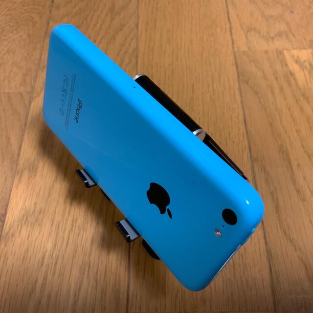 Apple(アップル)のiPhone5c 16G 本体　ブルー　softbank   スマホ/家電/カメラのスマートフォン/携帯電話(スマートフォン本体)の商品写真