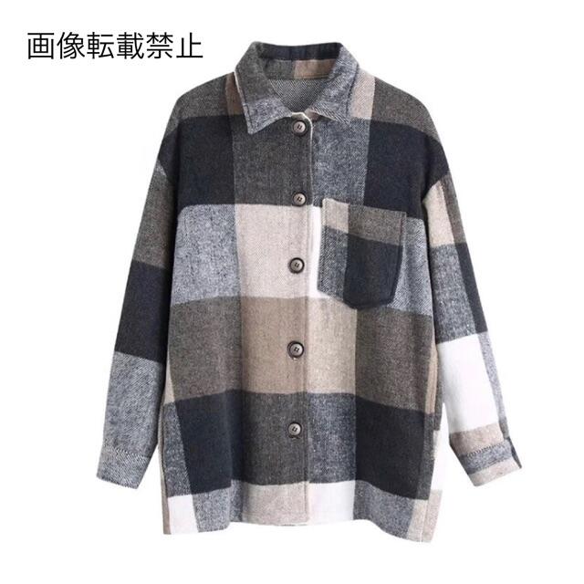 新品☆ZARA ザラ フリンジ付きシャツジャケット M