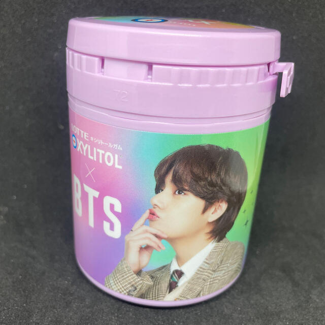 防弾少年団(BTS)(ボウダンショウネンダン)のBTS ×XYLITOLガムボトル テテ 食品/飲料/酒の食品(菓子/デザート)の商品写真