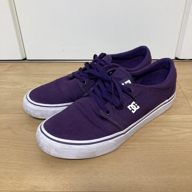 DC SHOES(ディーシーシューズ)の【値下げ】DC スニーカー　パープル　紫　25.5cm メンズの靴/シューズ(スニーカー)の商品写真