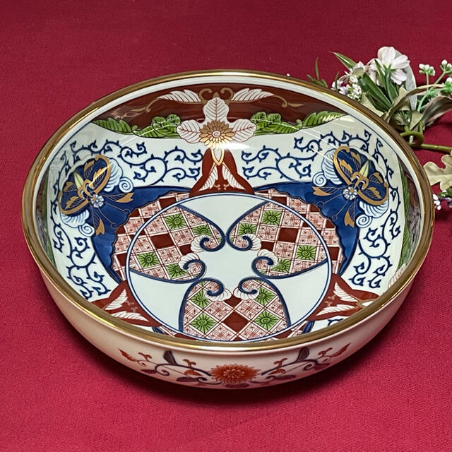 SALE/91%OFF】 賞美堂 其泉 古伊万里見込地紋 鉢 盛鉢