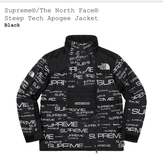 メンズsupreme thenorthface steep tech jacket