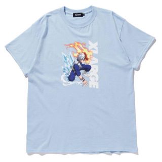 エクストララージ(XLARGE)のXLRAGE 僕のヒーローアカデミア TODOROKI 轟 ライトブルー　M(Tシャツ/カットソー(半袖/袖なし))