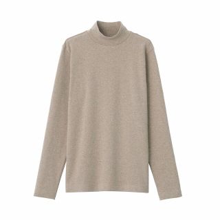 ムジルシリョウヒン(MUJI (無印良品))の無印良品 ストレッチフライス編みハイネックＴシャツ(Tシャツ(長袖/七分))