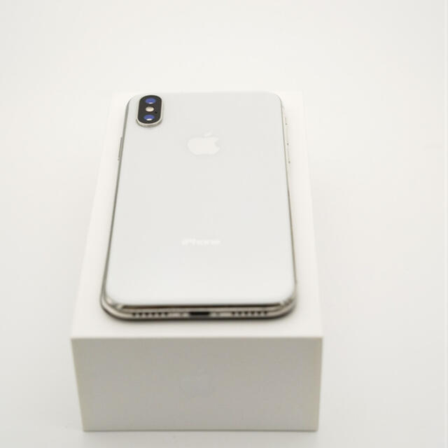 iPhone X Silver 64 GB SIMフリー 2