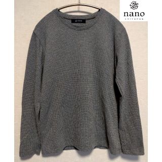 ナノユニバース(nano・universe)の【nano universe】ワッフル クルーネック カットソー(Tシャツ/カットソー(七分/長袖))