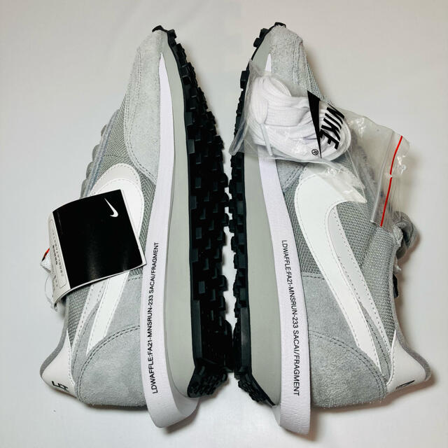 NIKE(ナイキ)のFRAGMENT × SACAI NIKE LD WAFFLE GREY 28 メンズの靴/シューズ(スニーカー)の商品写真