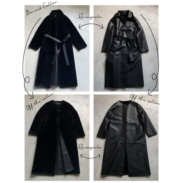 Ameri VINTAGE】MANY WAY FAKE BOA COAT - ロングコート