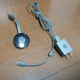 グーグル(Google)のgoogle chromecast 第2世代　中古(映像用ケーブル)