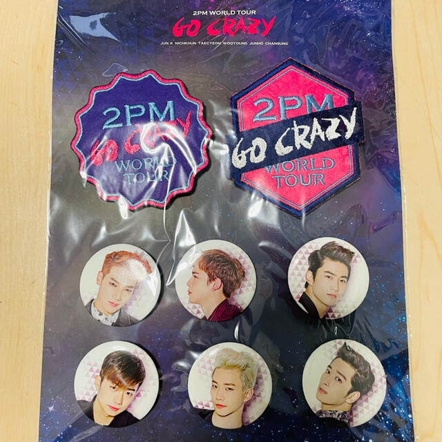 2PM ソウルコン Go crazy グッズ 3点 エンタメ/ホビーのタレントグッズ(アイドルグッズ)の商品写真