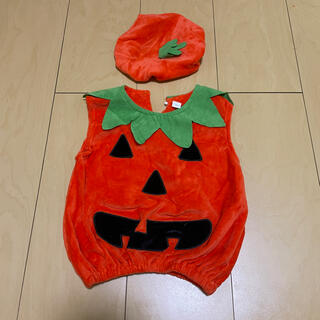 ハロウィンコスプレ かぼちゃ 80cm(衣装)