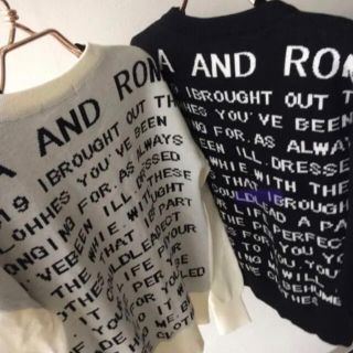 ダブルスタンダードクロージング(DOUBLE STANDARD CLOTHING)の美品インポートショップ購入ニット　白のみ(ニット/セーター)