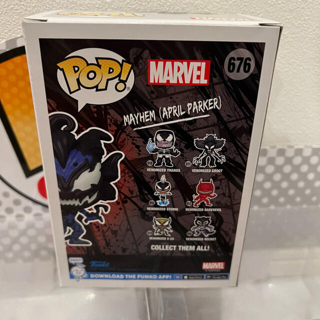 MARVEL(マーベル)のFUNKO POP! マーベル　ヴェノム　メイヘム　Mayhem蓄光限定版 エンタメ/ホビーのフィギュア(アメコミ)の商品写真